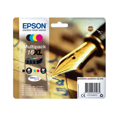 Epson C13t16364022-multipack (b,c,m,y) – immagine 1