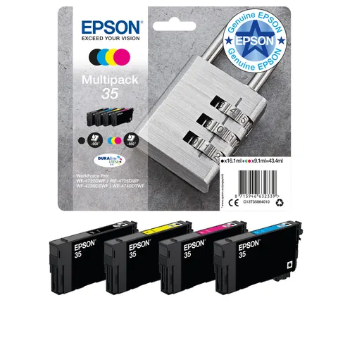 Epson 35 (C13T35864010) - 4-farbig - Druckerpatrone - Multipack – Bild 1