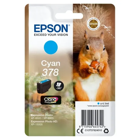 EPSON 1LB Singlepack Cyan 378 – Bild 1