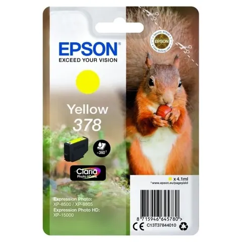 Epson 378 (C13T37844010) - Gelb - Druckerpatrone – Bild 1