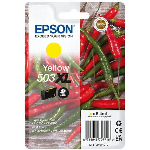 Epson Singlepack Yellow 503XL Ink – C13T09R44010 – image 1