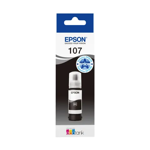 Epson 107 EcoTank Black ink bottle – image 1