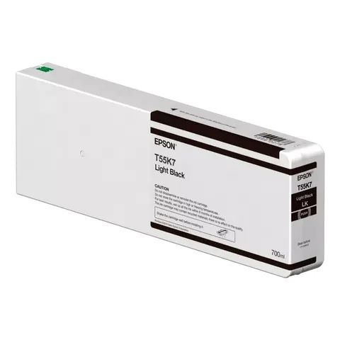 Tinte T55K700 Light Black, 700ml - Epson Partner – Bild 1