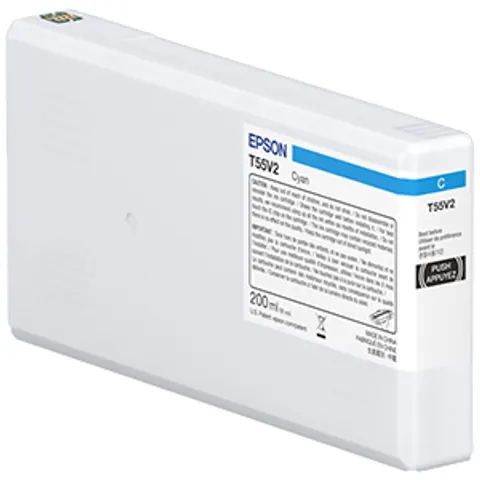 Tinte T55W2 Cyan, 200ml - Epson Partner – Bild 1