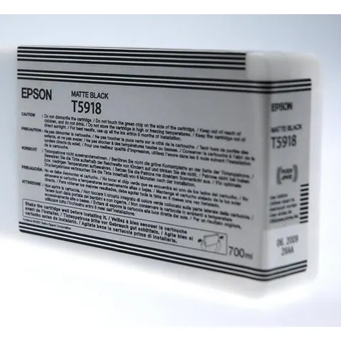 Tinte T5918 Matt Black, 700 ml - Epson Partner – Bild 1