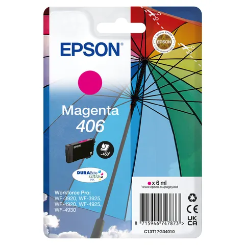 Epson 406 (T17G3) - Magenta - Druckerpatrone – Bild 1