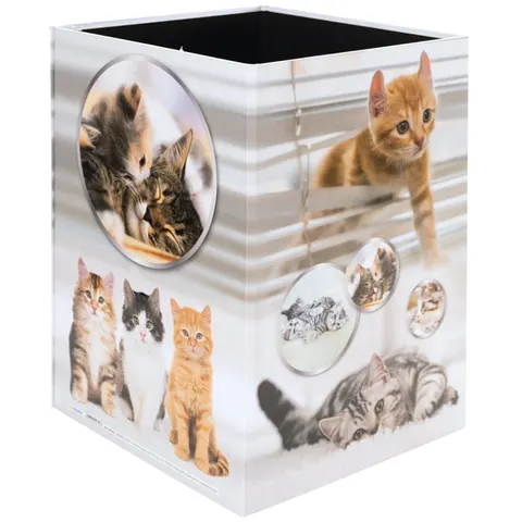 HERMA Papierkorb 15,0 l Katzen – Bild 1