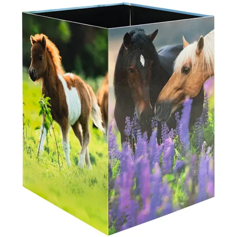 HERMA Papierkorb 15,0 l Pferdewiese – Bild 1