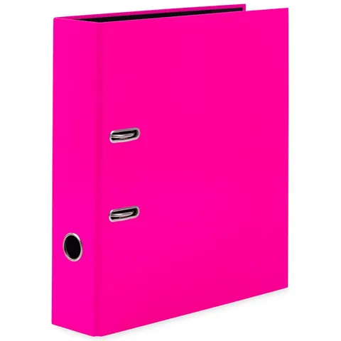 HERMA Ordner A4 Karton Neon Pink – Bild 1