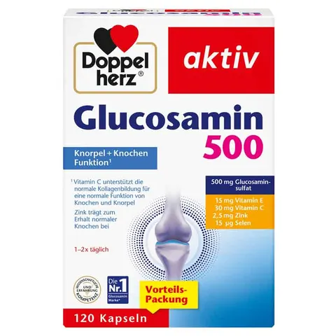 Doppelherz Glucosamin 500 Kapseln – Bild 1