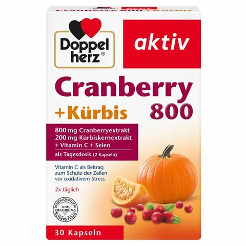 Doppelherz Cranberry + Kürbis Kapseln – Bild 1