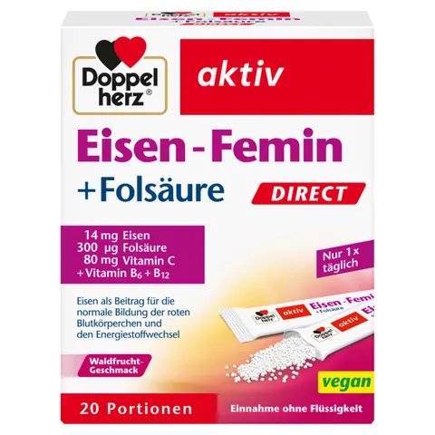 Doppelherz aktiv Eisen - Femin DIRECT – Bild 1