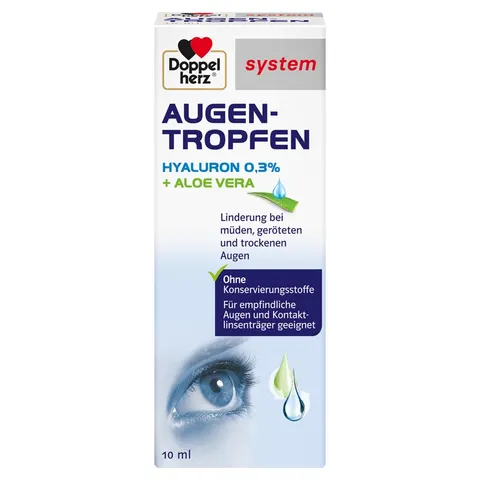 Doppelherz Augen-tropfen Hyaluron 0,3% system – Bild 1
