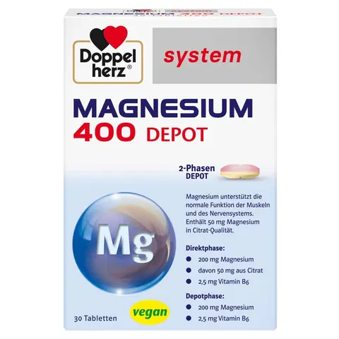 Doppelherz Magnesium 400 Depot system Tabletten – 006520 – Bild 1