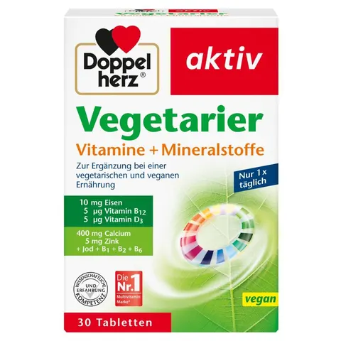 Doppelherz Vegetarier Vitamine+mineralstoffe Tabletten – Bild 1