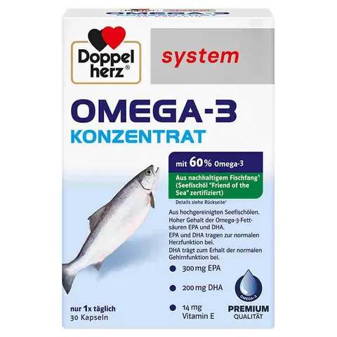 Doppelherz Omega-3 Konzentrat system Kapseln – Bild 1