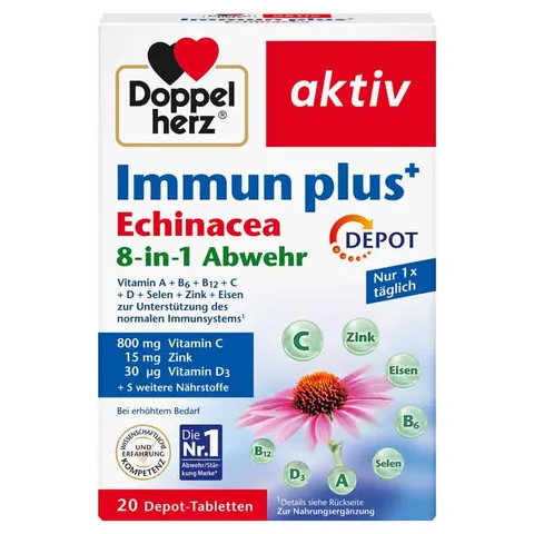 Doppelherz Immun plus Echinacea Depot Tabletten – Bild 1