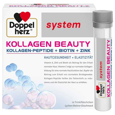Doppelherz Kollagen Beauty system Trinkfläschchen – Bild 1