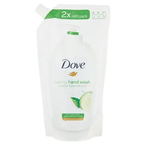 Dove Caring Handzeep Navulverpakking – 500 ml – afbeelding 1