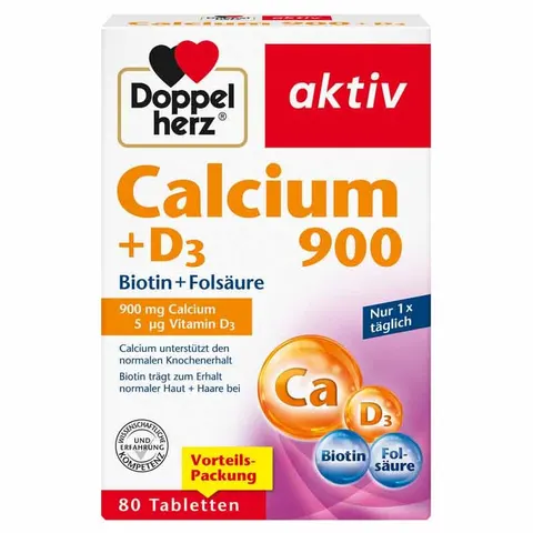 Doppelherz Calcium 900+d3 Tabletten – 131857 – Bild 1