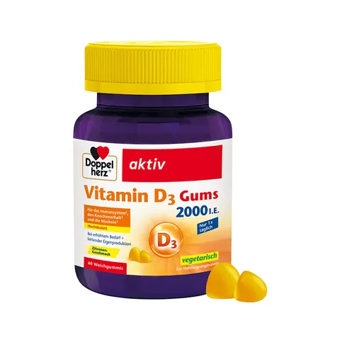 Doppelherz Vitamin D3 2000 I.e.gums – Bild 1