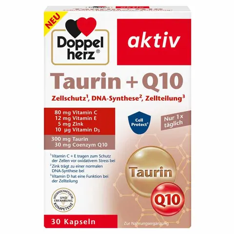 Doppelherz Taurin + Q10 Kapseln – Bild 1