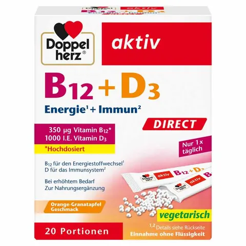 Doppelherz aktiv B12 + D3 DIRECT – Bild 1