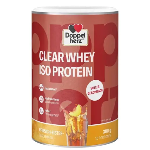 Doppelherz Clear Whey Iso Protein Pfirsich-Eistee – Bild 1