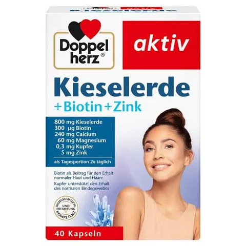 Doppelherz Kieselerde + Biotin + Zink Kapseln – Bild 1
