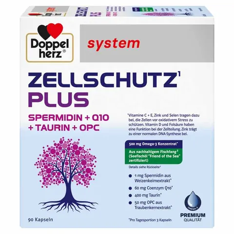 Doppelherz system ZELLSCHUTZ PLUS 90 St Kapseln – Bild 1