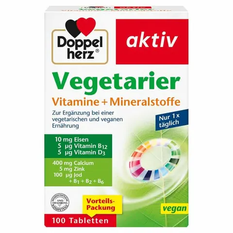 Doppelherz Vegetarier Vitamine + Mineralstoffe – Bild 1