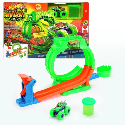 Hot Wheels Monster Trucks Mutant Chaos Loop Challenge Playset – image 1