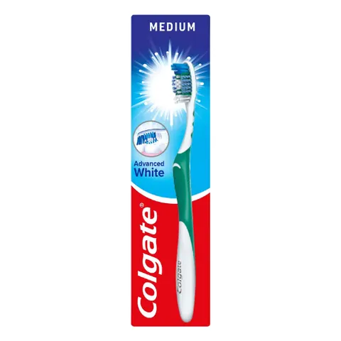 Colgate Advanced White Medium Toothbrush - Assorted – image 1