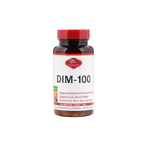 Olympian Labs, DIM-100, 60 Vegetarian Capsules – image 1