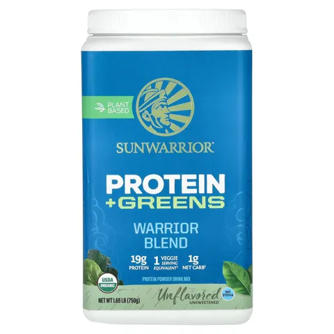 Sunwarrior Blend plus greens natural - bio - 750g – immagine 1