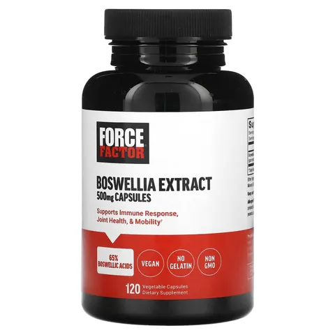 Force Factor, Boswellia Extract, 500 mg, 120 Vegetable Capsules – image 1