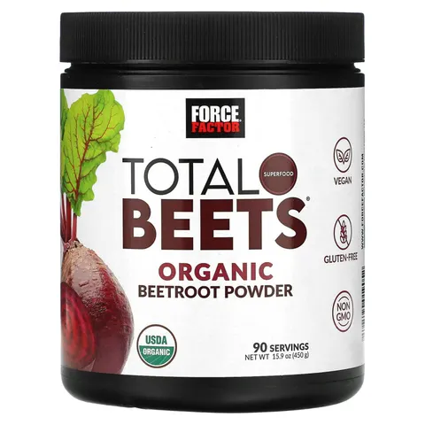 Force Factor, Total Beets, Organic Beetroot Powder, 15.9 oz (450 g) – image 1