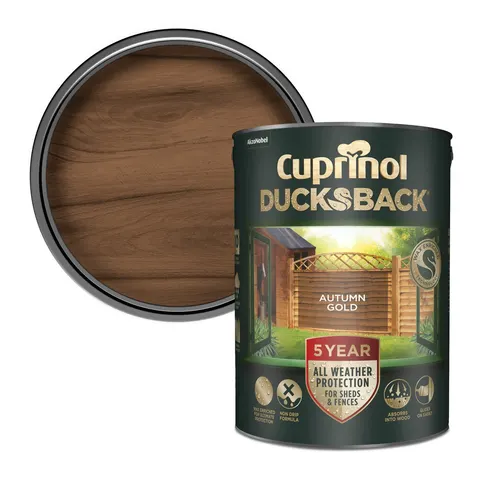 Cuprinol Ducksback Matt Paint Autumn Gold - 5L – image 1