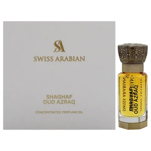 Swiss Arabian Shaghaf Oud Azraq perfumed oil U 12 ml – image 1