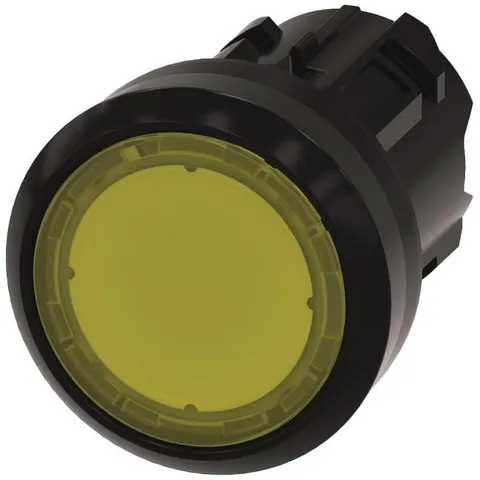 SIEMENS ACT01 0AB30-0AA0 - Illuminated pushbutton SIRIUS ACT, Ø 22 yellow – image 1