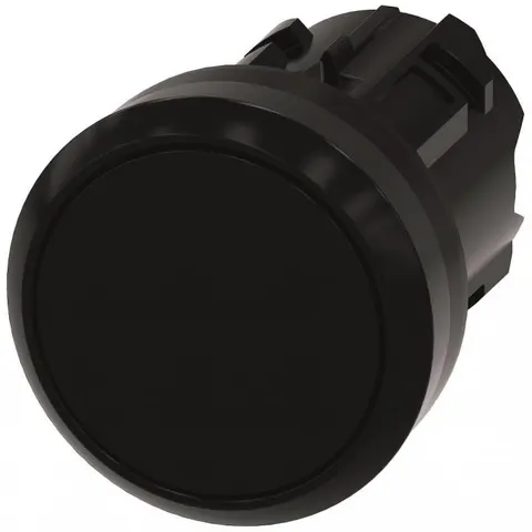 SIEMENS ACT00 0AB10-0AA0 - SIRIUS ACT pushbutton, Ø 22 black – image 1