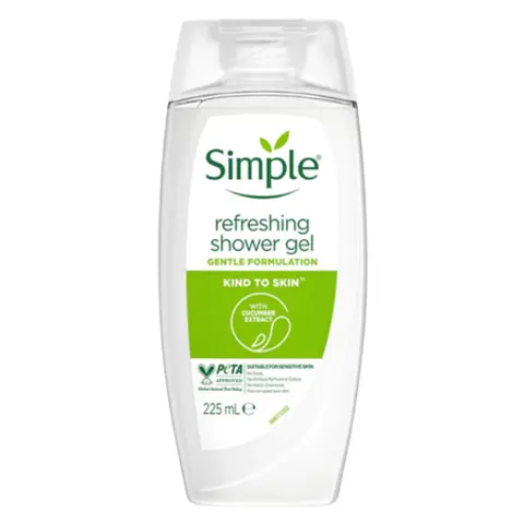 Simple Kind To Skin Refreshing Shower Gel - 225 ml – image 1