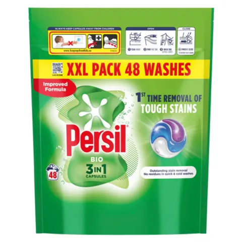 Persil Bio 3-in-1 Laundry Capsules – 48 Pcs – image 1