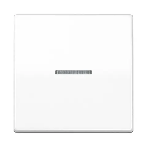 JUNG JG AS101KO5WW - Rocker, single, alpine white, light guide – image 1