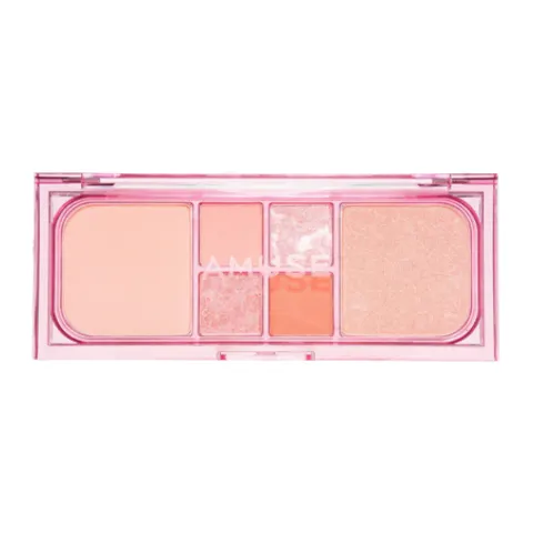 Amuse Vegan Face Makeup Palette - 02 Peach Glow – immagine 1
