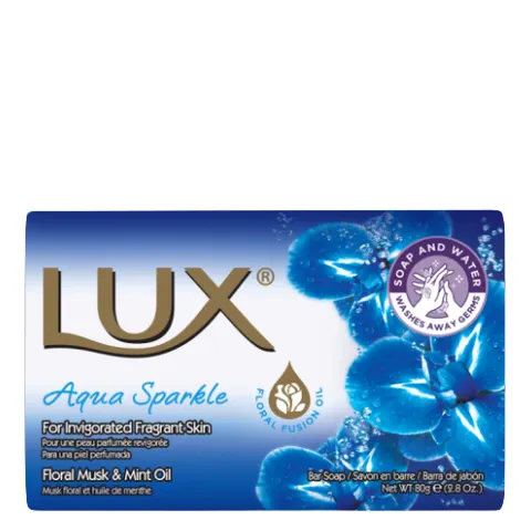 Lux Aqua Sparkle Soap Bar 80g – image 1