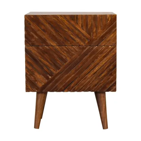 Lille 2 Drawer Bedside – image 1