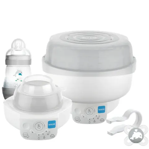 MAM Electric Steriliser & Express Bottle Warmer - Grey – image 1