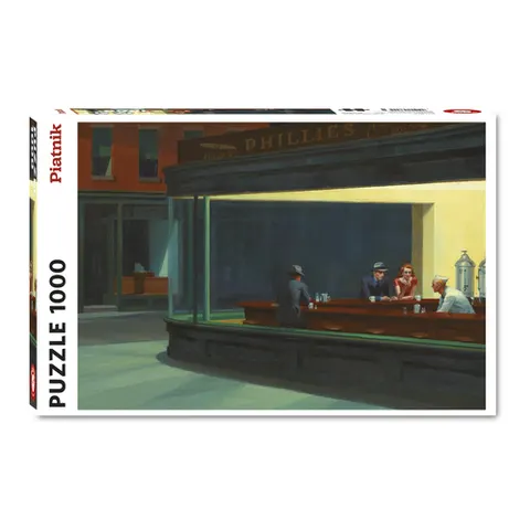 Piatnik Puzzle Edward Hopper - Nighthawks - 1000 pcs – image 1