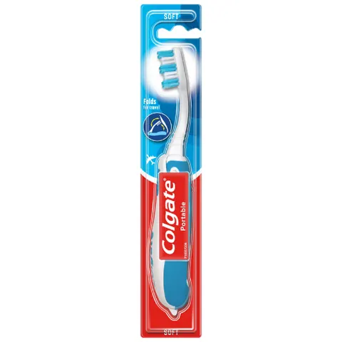 Colgate Portable Soft Toothbrushes (Pack of 4) Assorted Colours – image 1